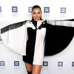 Brianna Baker Instagram - Honored to be @the_brianmichael ‘s guest at the @humanrightscampaign LA dinner this past weekend. Their mission: “We are here and we will fight until everyone’s rights are protected under the law, without exception.” PROTECTED without EXCEPTION. People are proposing and passing legislation that quite literally takes away Brian’s freedom to exist and be protected by the law. I stand with him and the Human Rights Campaign, and will not pretend it isn’t happening or how incredibly dangerous this makes the world for so many vulnerable people- especially children. Should you care to donate to this fight- link is in my bio ❤️🏳️‍⚧️✊🏽 P.S. Slide 2 is Brian’s speech. It was profound and moving to say the least. So much that at the end of that clip you hear someone say “f*ck” under their breath….that was @julesworks 😂
