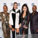 Brianna Baker Instagram - Honored to be @the_brianmichael ‘s guest at the @humanrightscampaign LA dinner this past weekend. Their mission: “We are here and we will fight until everyone’s rights are protected under the law, without exception.” PROTECTED without EXCEPTION. People are proposing and passing legislation that quite literally takes away Brian’s freedom to exist and be protected by the law. I stand with him and the Human Rights Campaign, and will not pretend it isn’t happening or how incredibly dangerous this makes the world for so many vulnerable people- especially children. Should you care to donate to this fight- link is in my bio ❤️🏳️‍⚧️✊🏽 P.S. Slide 2 is Brian’s speech. It was profound and moving to say the least. So much that at the end of that clip you hear someone say “f*ck” under their breath….that was @julesworks 😂