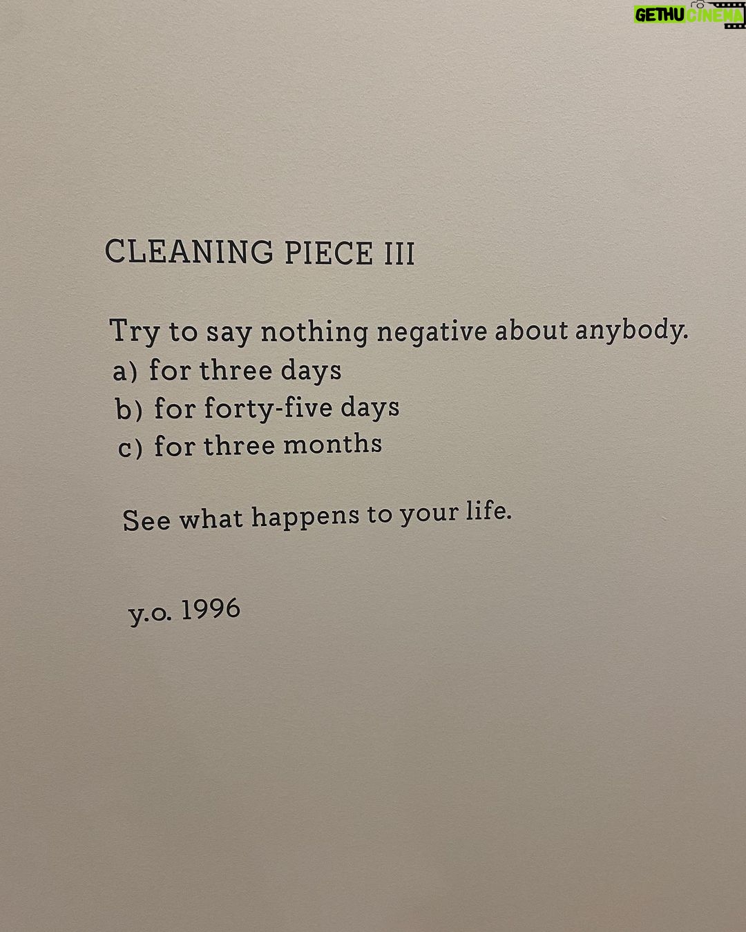 Bridget Regan Instagram - @yokoono Vancouver Art Gallery