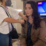 Bridget Regan Instagram - These people work their arses off so I look good. I couldn’t be more thankful to all the amazing crews I have worked with over the years. The volume of talent, commitment and sheer badassery has consistently amazed me. Film and TV can’t happen without crew and they deserve a lunch break, sleep and a living wage. #iasolidarity #ialivingwage @iatse @ia_stories