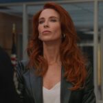 Bridget Regan Instagram - “Too glamorous?” Ahem! 💅💅 @therookieabc “Death Notice” Written by Brynn Malone Directed by Tori Garrett Stream @hulu Thank you @costumesjulia for the green dream @veronicabeard Thank you @kateshortermakeup and JR D’Angeles for the glam up beat down blow up. Pics from @bridgetupdates, who else? Merci! #therookie