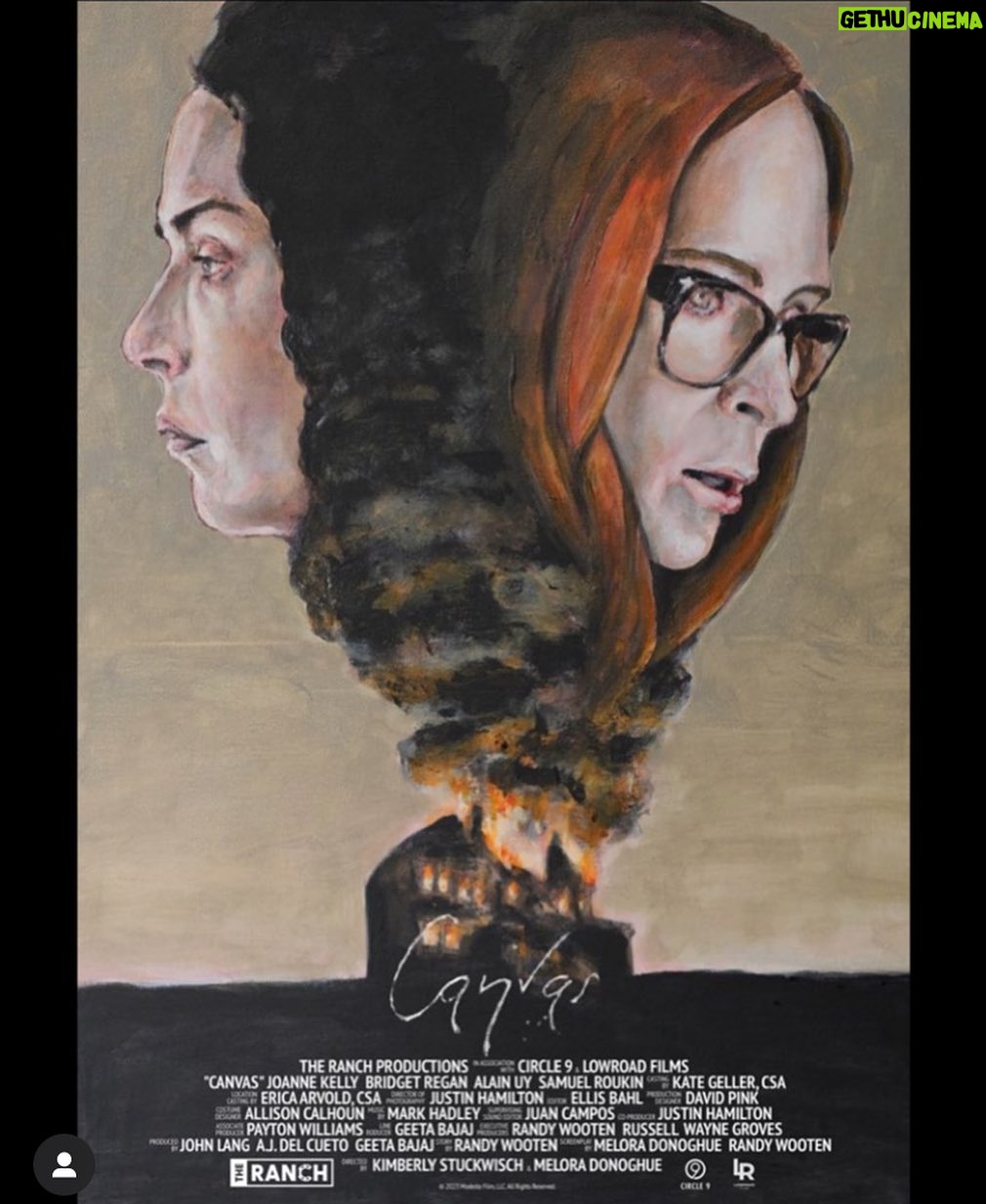 Bridget Regan Instagram - CANVAS Starring: @joannekellyofficial @alainuy @roukinofficial et moi Directed by: @stuckwisch + @meloraanne Written By: @meloraanne @bowiedog20 Produced By: @johnhlang @ajdelcueto @geetabajaj93 Executive Produced By: @bowiedog20 @russellwgroves Co-Producer: @justinphamilton Associate Producer: Payton Williams Cinematography: @justinphamilton Editor: @ellisbahl Production Design: David Pink Costume Design: @allisonvictoria Music By: @harkmadley Sound Designer: @juancampos_racket Casting By: @kategellercasting Local Casting By: @ericaarvold Brought to you by @theranchproductions @lowroadfilms Circle 9 Poster Design (hand painted by): @adamhmarchand