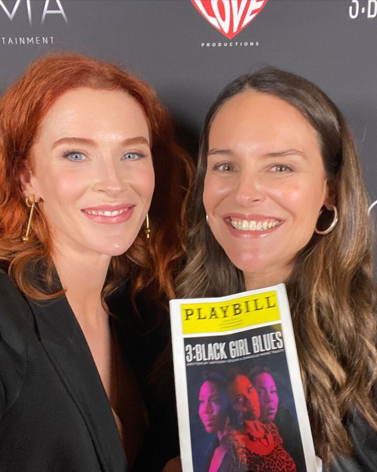 Bridget Regan Instagram - Opening night of #3BlackGirlBlues at the @hudsontheatres. Thank you, @daniellemonetruitt. She gives an absolutely astounding performance in this stunning one woman play written by herself & Anthony Djuan. Grab a ticket while you still can! Do not miss it. Thank you to my beautiful date, @yaritafrita! Photos by Michael Tullberg. Hudson Theatre