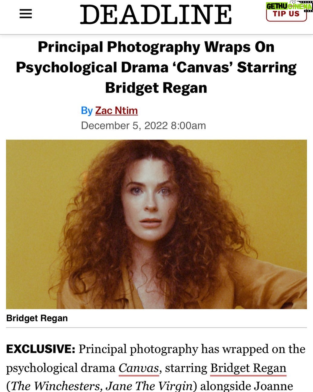 Bridget Regan Instagram - C A N V A S It was an absolute East Tennessee dream working with @stuckwisch @meloraanne Randy Wooten, @johnhlang @ajdelcueto @geetabajaj93 @allisonvictoria @justinphamilton @alainuy @joylenz Deja Dee, Samuel Roukin, Al S Mitchell, so many brilliant local actors, the incredible can-do crew led by @fleming_fish, @theranchproductions. Thank you, @kategellercasting. Joanne Kelly is an angel straight down from heaven. Her brilliant and compelling work is somehow matched by her generosity and humor. I won the acting lottery getting to play her sister. Playing Marissa was a trip. An exploration of what happens when one’s ambition outweighs their talent. When someone is raised to value competition over compassion. Thank you, Kimberly. Thank you, Melora. @canvasthemovie 🖤 Photo by @selashiloni.