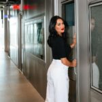 Brie Garcia Instagram - Shhhh…Recording in progress 🤫 Always love when I get to record @thenikkiandbrieshow from the @siriusxm studio in LA! This week we are bringing back more @loveisland favorites, @libertypoolex and @curtispritchard12 ❤️🏝️ Get ready for Love Island Games, streaming today on @peacock 😍