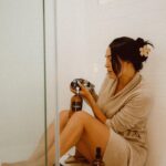Brie Garcia Instagram - I recently posted about how I’ve been upping my sustainability game and another way I like to minimize plastic use in our home is by using refillable glass bottles wherever I can, such as our shampoo and conditioner bottles in our bathroom. Let me know your favorite sustainability tip in the comments ❤️ #mindfulmonday