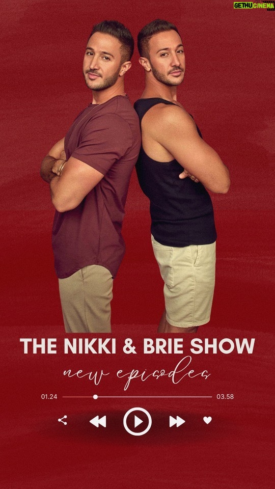 Brie Garcia Instagram - The gift that keeps on giving…..TWINS…..love having more of our cast members from #TwinLove on @thenikkiandbrieshow 🖤✨🥂 @samir_akel @samerakel Love these guys perspective on business and life!!! It was such a delight. 💛