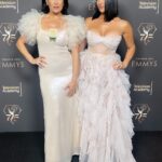 Brie Garcia Instagram - I was so honored to present with Nikki at the Creative Arts Emmys last night!! 💛 it’s so beautiful that they have two nights to celebrate all the different parts that make shows/reality tv/live shows/documentary/animation come alive!! Incredible to sit in a room with sooo many talented people!!! @televisionacad Also I’m so obsessed with this @rodarte dress!! 💕
