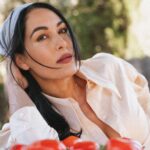 Brie Garcia Instagram - Our garden has given us so many tomatoes this summer! 🍅 Using them to make my Nana’s tomato sauce with my kids has brought me so much joy…how special to be able to pass down family traditions to our children? This #mindfulmonday has me thinking about quality time with my family and making those memories together ❤️ Would love to hear about your family traditions that you’re passing down to your kids 🥰