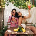 Brie Garcia Instagram - What #SisterSunday has been looking like all summer!!! 🍹🍹🍹 Nikki’s special Bonita Aperol Spritz!! 🍊🥂