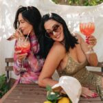 Brie Garcia Instagram - What #SisterSunday has been looking like all summer!!! 🍹🍹🍹 Nikki’s special Bonita Aperol Spritz!! 🍊🥂