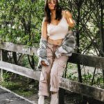 Brie Garcia Instagram - Take a hike 🌲 Maybe not in these boots lol…but I will be spending my #mindfulmonday outside with my family breathing in that fresh mountain air! There’s nothing better 🍃