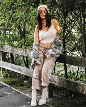 Brie Garcia Instagram - Take a hike 🌲 Maybe not in these boots lol…but I will be spending my #mindfulmonday outside with my family breathing in that fresh mountain air! There’s nothing better 🍃