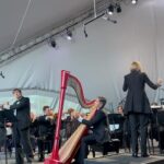 Brie Garcia Instagram - Last night Bryan and I had the best time @classicaltahoe 🎶 the music is so moving and the juggler was the greatest entertainment!!! 🤹🏼‍♂️ Last weekend I took Birdie to their Kids Music Festival and she had a wonderful time!! Made her own instrument and heard the most beautiful music. Every morning when I’m making the kid’s breakfast I play classical music, I have such a love for it!! It’s really fun to see that my Bird is falling in love with it too!! She really wants to play the clarinet 🥰