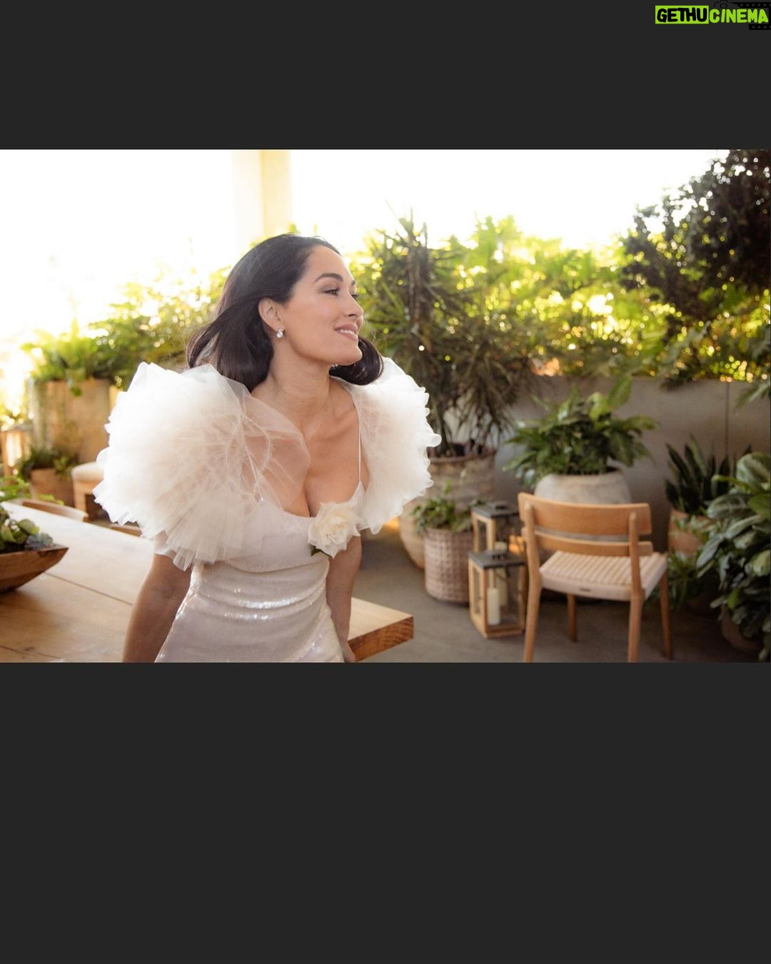Brie Garcia Instagram - I was so honored to present with Nikki at the Creative Arts Emmys last night!! π itβs so beautiful that they have two nights to celebrate all the different parts that make shows/reality tv/live shows/documentary/animation come alive!! Incredible to sit in a room with sooo many talented people!!! @televisionacad Also Iβm so obsessed with this @rodarte dress!! π