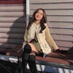 Brisia Jodie Instagram - dinginnya sampe ke ulu watu Ketep Pass