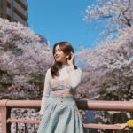 Brisia Jodie Instagram - kembang sakura🌸 Sumida, Tokyo