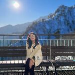 Brisia Jodie Instagram – dinginnya sampe ke ulu watu Ketep Pass
