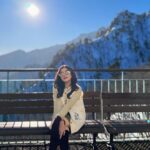 Brisia Jodie Instagram - dinginnya sampe ke ulu watu Ketep Pass