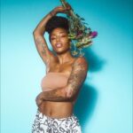 Brittany S. Hall Instagram - Full Bloom 💐 Photographer : @jaivronjoseph Creative Director : @dariyonjoseph Location : @joseph.studios Styling : @iamkaylambell_ Hair : @braidz_byniqua Houston, Texas