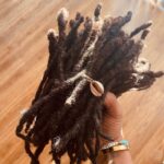 Brittany S. Hall Instagram - Here’s to a fresh start before a new year. Ps. I finally counted them. 111 locs full of energy. ✨ I think ima hold onto them. CHRISTOL SALON SPA
