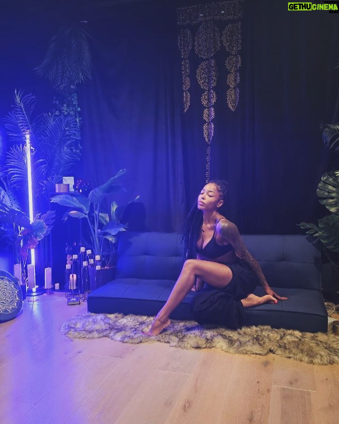 Brittany S. Hall Instagram - Created my own Lady Lair. Where a flower blooms in the dark.