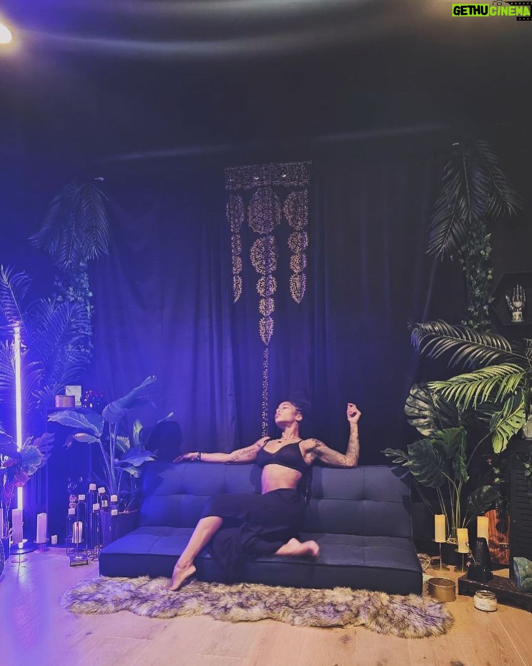 Brittany S. Hall Instagram - Created my own Lady Lair. Where a flower blooms in the dark.