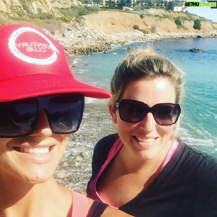 Brittany Thompson Martinez Instagram - Workin on our fitness Terranea Resort