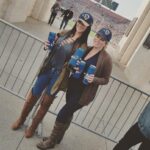 Brittany Thompson Martinez Instagram - So much fun with this girl laughing til we cried 😂 @cherie_dandoy #rams #newyear2017 #football #coliseum