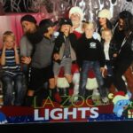 Brittany Thompson Martinez Instagram – Even when you don’t think you can find a smile or laugh inside of you if you surround yourself with good company you’ll find it. #strength #goodcompany #missyousheena @sheena_wilkins_photography #moms #momlife #friends #kiddos #lazoolights #christmaslights #christmas #family #memories #whatmatters #life #santa #nextchapter #statusupdate Los Angeles Zoo