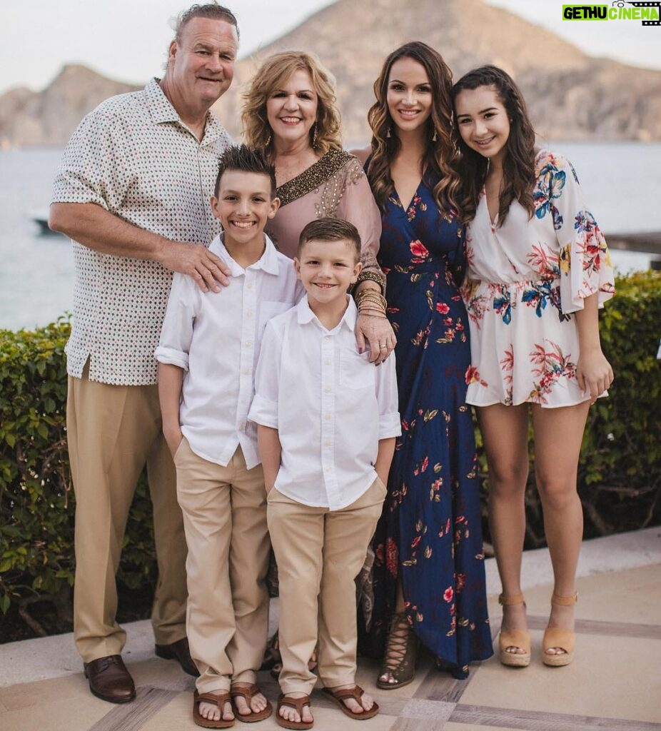 Brittany Thompson Martinez Instagram - My favorite people in the world all in one pic. Love my family so much 💓 #bestweddingever #cabo #family #theparentals #parents #kids #live #love #laugh