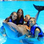 Brittany Thompson Martinez Instagram - We miss our friend Frida such a little gem she was 🐬 thank you to the moon and back @cabo_adventures for such a special memory we all will hold dear to our hearts. Best trip ever! #blessed #cabosanlucas #dolphins #family #caboadventures #memories #springbreak Cabo San Lucas, Baja California Sur