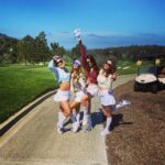 Brittany Thompson Martinez Instagram – Adventures on the course with these babes Palos Verdes Golf Club