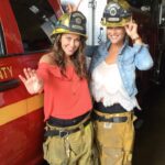 Brittany Thompson Martinez Instagram - Having the best day ever #adventures #family #friends #makingmemories #firefighter #station8 #westhollywood #weho #hollywood #losangeles Los Angeles County Fire Department Station 8