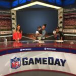 Brittany Thompson Martinez Instagram - Did you catch these cuties on #nflnetwork today? Thankful for having awesome friends @acr928 thanks again, I'm pretty sure I got #bestmom award today. #blessed #friends #momlife #nfl #family #losangeles #cbs #bigbrother #hollywood #gameday #redzone #football #girlswhokeepscore #sundayfunday #sunday #sundayticket #sundaymorningcrew NFL Networks