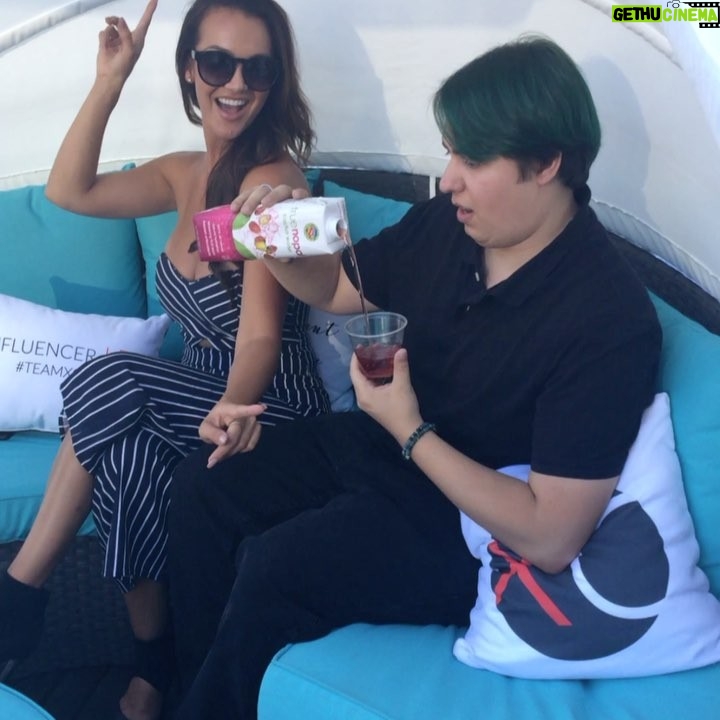 Brittany Thompson Martinez Instagram - Having the best time ever with @therobryan at our mixer event for #xomad in #losangeles #truenopal #cactuswater #friends #blessed #sunsetplazachateau #luxurymansionrentals #influencer Los Angeles, California