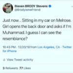 Brody Stevens Instagram – Traction on Twitter #77Likes