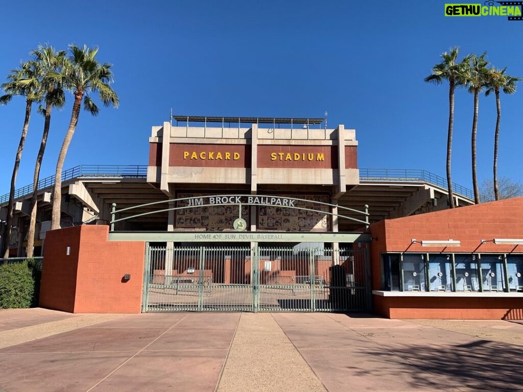 Brody Stevens Instagram - Packard Stadium still stands. Former home to Arizona State Baseball. #HistoricFacility ⚾️