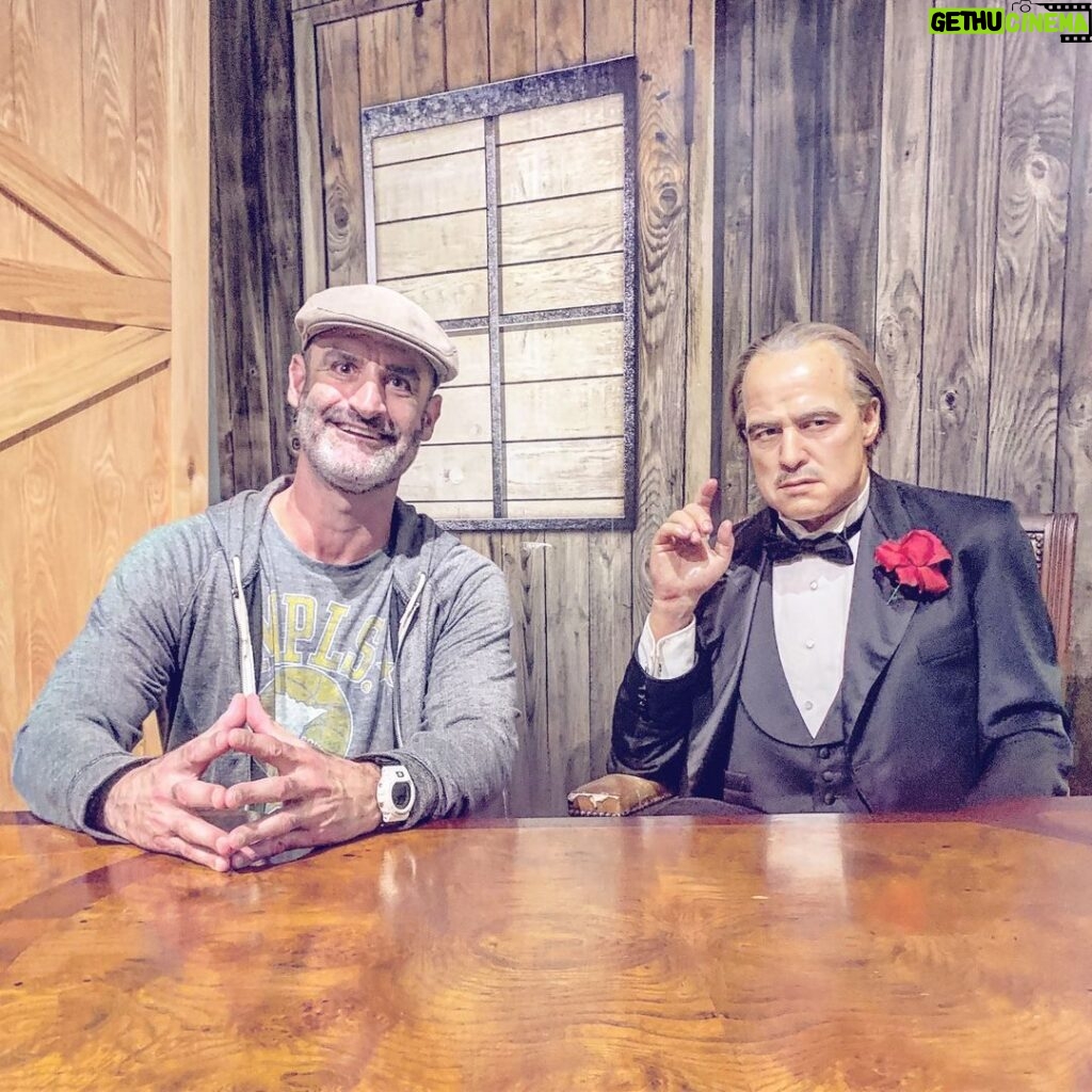 Brody Stevens Instagram - Important meeting today. Madame Tussauds Hollywood