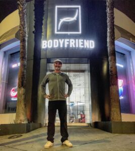 Brody Stevens Instagram - Body is me Friend Melrose Avenue