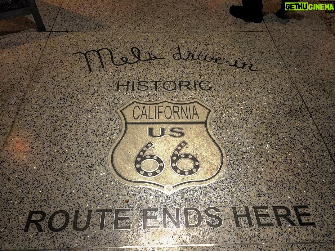 Brody Stevens Instagram - Late nite breakfast & chocolate shake. #Route66 Mel's Drive-In: Santa Monica