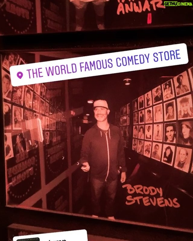 Brody Stevens Instagram - I will post Story clips in Feed. #chanceTaker #Vol2 #simpleContent #filler #baseTouch #SelfieStick 🤳🏻 The World Famous Comedy Store