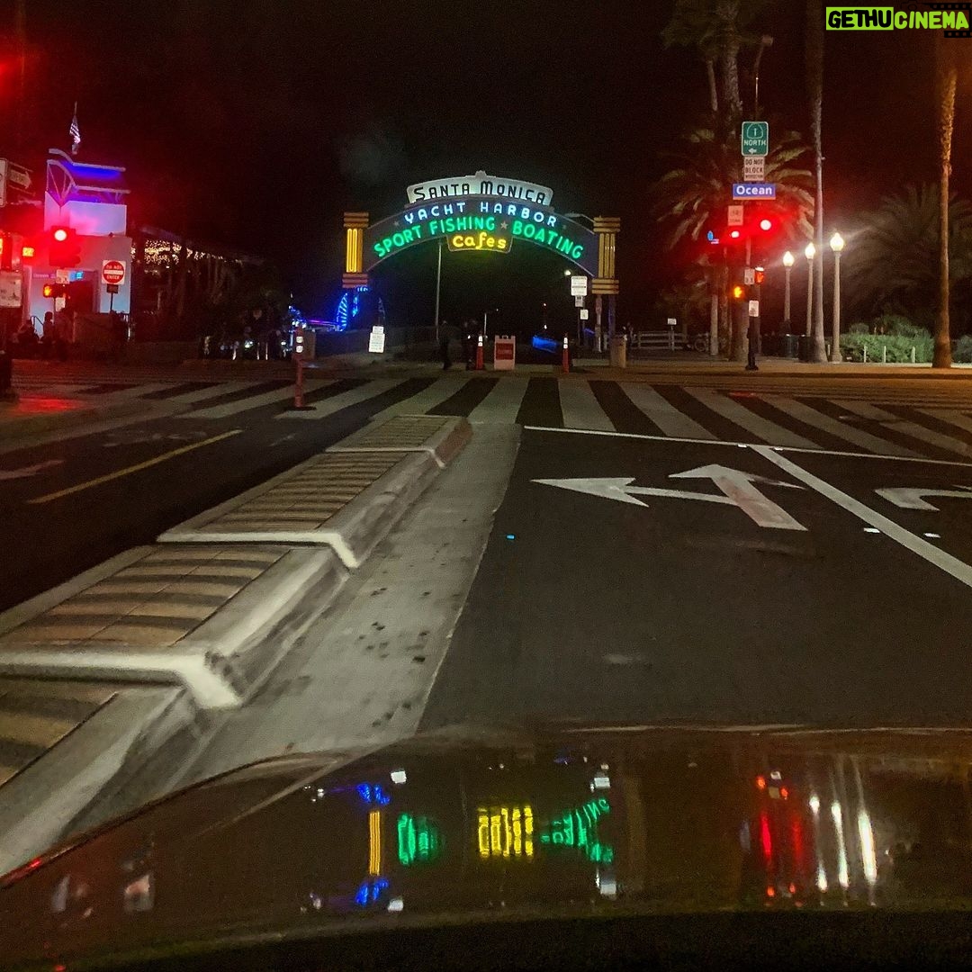 Brody Stevens Instagram - From Chicago to Tulsa to Santa Monica. #Route66 🚗 🎤 Santa Monica Pier