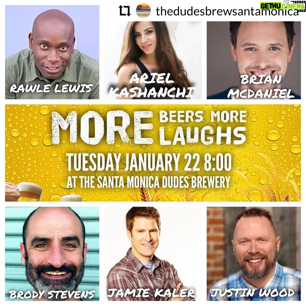 Brody Stevens Instagram - Tuesday nite in Santa Monica! 🎤