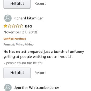 Brody Stevens Instagram - Here’s some not-so-positive reviews of my late night special from The Comedy Store Main Room. (Available on Amazon) Looks like I upset some folks? Kinda funny. Can’t please everyone. I was actually happy with the special, shining a light on late nite shows, after the dust has settled type of set. I was doing my best to recreate that environment on top of being excited about shooting a special. A little tongue & cheek with a side of meta. By now I’m totally used to people not getting me. I’m just too different or strange for your average everyday civilian or comedy fan. I’m good at warm-up, sometimes hosting and bringing laughs to crowds when they least expect it, which is the complete opposite of successful stand-up comedy. I’m not fishing for compliments or looking for a pat on the back, just letting you know I get it and understand how things work. (PLENTY OF POSITIVE REVIEWS TOO!) But again, been down this road before. Who knows where this one will lead... TBH, not really bothered. Just sharing. Doesn’t feel great. I don’t “get off” on being weird or receiving harsh reviews. But again, I made the choice to try something different. I walk away from it with my head held high. Not perfect, but good enough for me. And you know what... it’s comedy to somebody!!