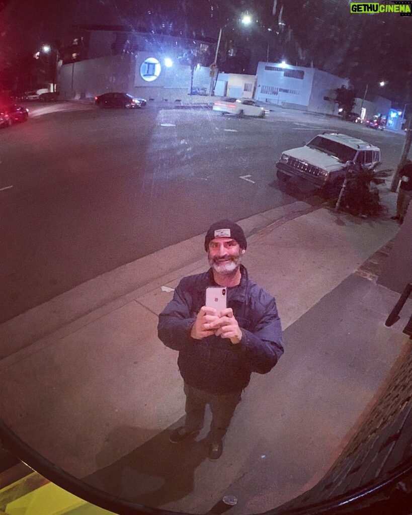 Brody Stevens Instagram - Gemini always over my shoulder. ♊️ #reflective Melrose Avenue