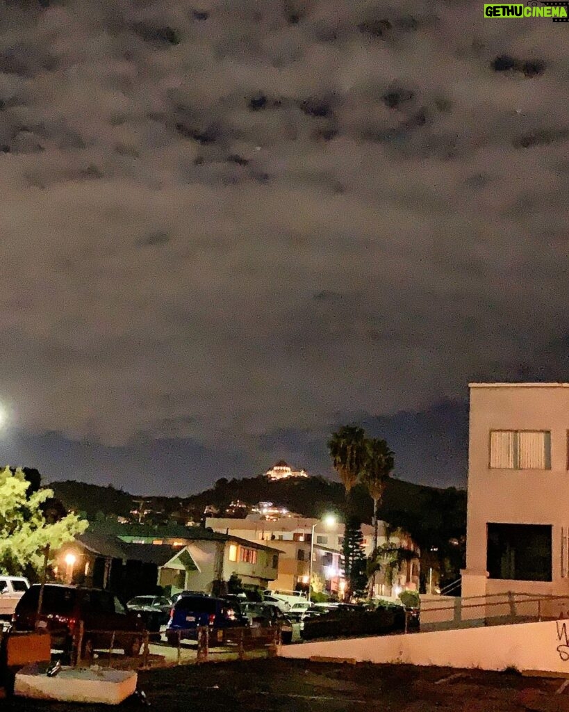 Brody Stevens Instagram - Observing Griffith Park from The Steve Allen Theater parking lot. 🔭