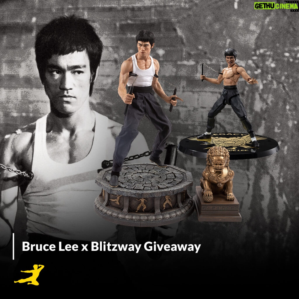 Bruce Lee Instagram - 🐉 Enter now for your chance to win a Bruce Lee x BLITZWAY Statue and more! It's free to enter 👇 link in bio 🔗 shop.brucelee.com