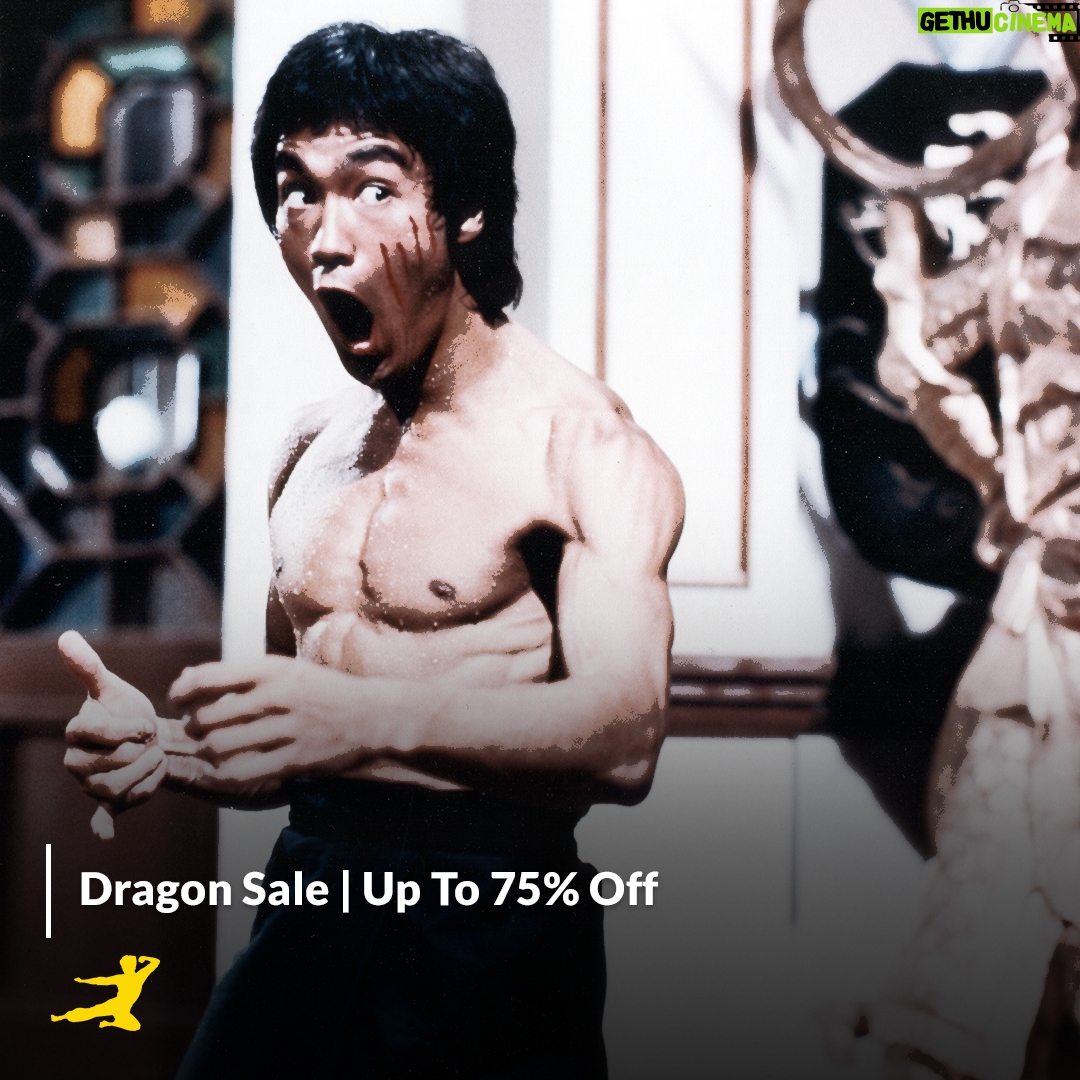 Bruce Lee Instagram - π Save up to 75% in the Dragon Sale! Discover deep discounts on books, action figures, apparel and more π link in bio to shop π shop.brucelee.com #brucelee #BLstore #martialarts #blackfriday #sale