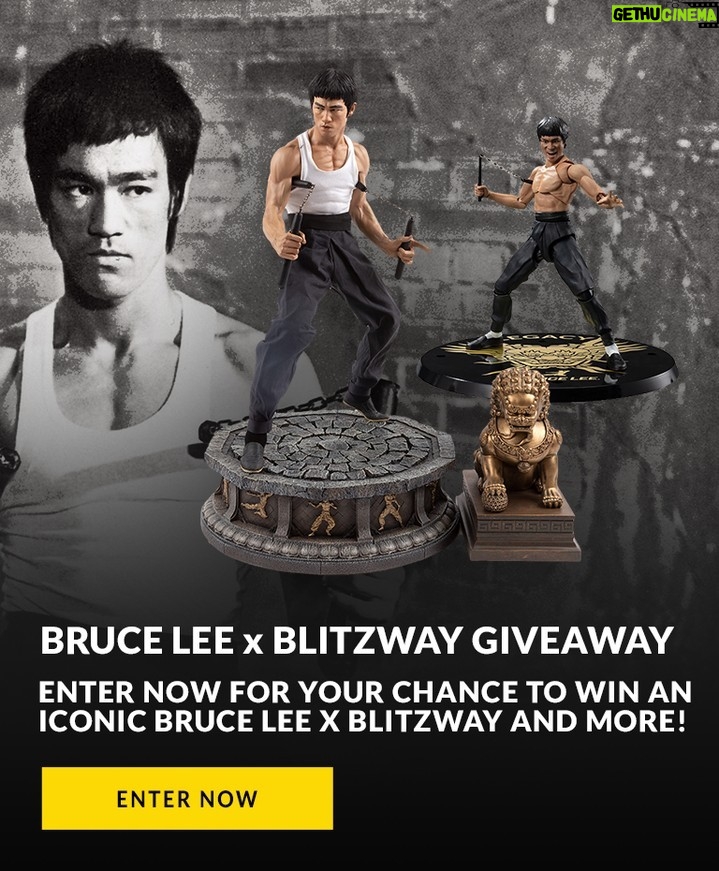 Bruce Lee Instagram - 🐉⏳ Don't miss your chance to win a Bruce Lee x BLITZWAY Statue and more. Six total winners chosen! Enter for free by tapping the link in our bio 🔗 👉 shop.brucelee.com